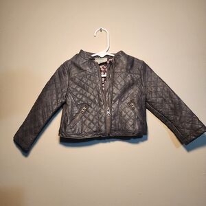 Children's Quilted Gray Jacket Genuine Kids 18M‎